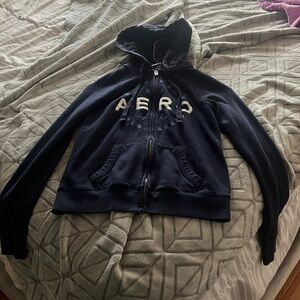 AERO New York Navy Blue Hoodie